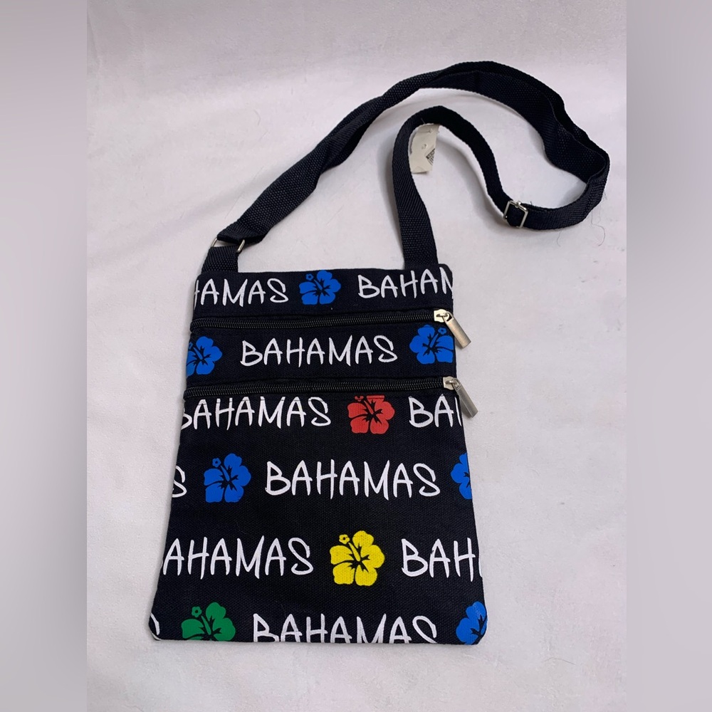 Bahamas travel bag small multipocket lightweight crossbody purse colorful